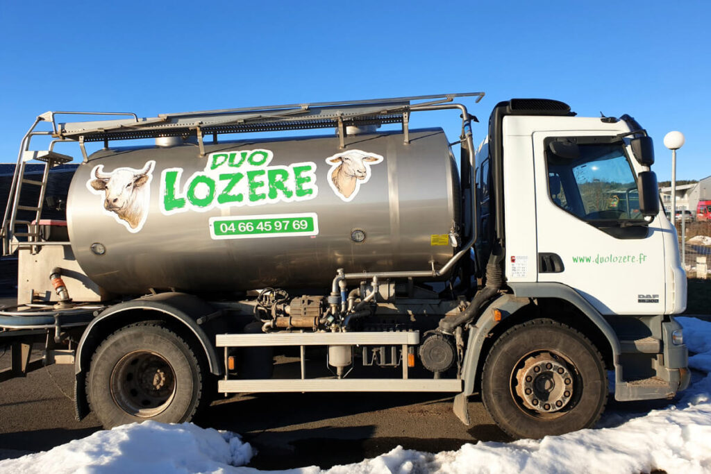 Camion de collecte de lait - Duo Lozère