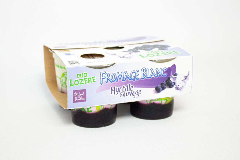 Duo Lozère - Fromage Blanc Myrtille Sauvage