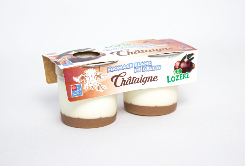 Duo Lozère - Fromage blanc Brebis Châtaigne