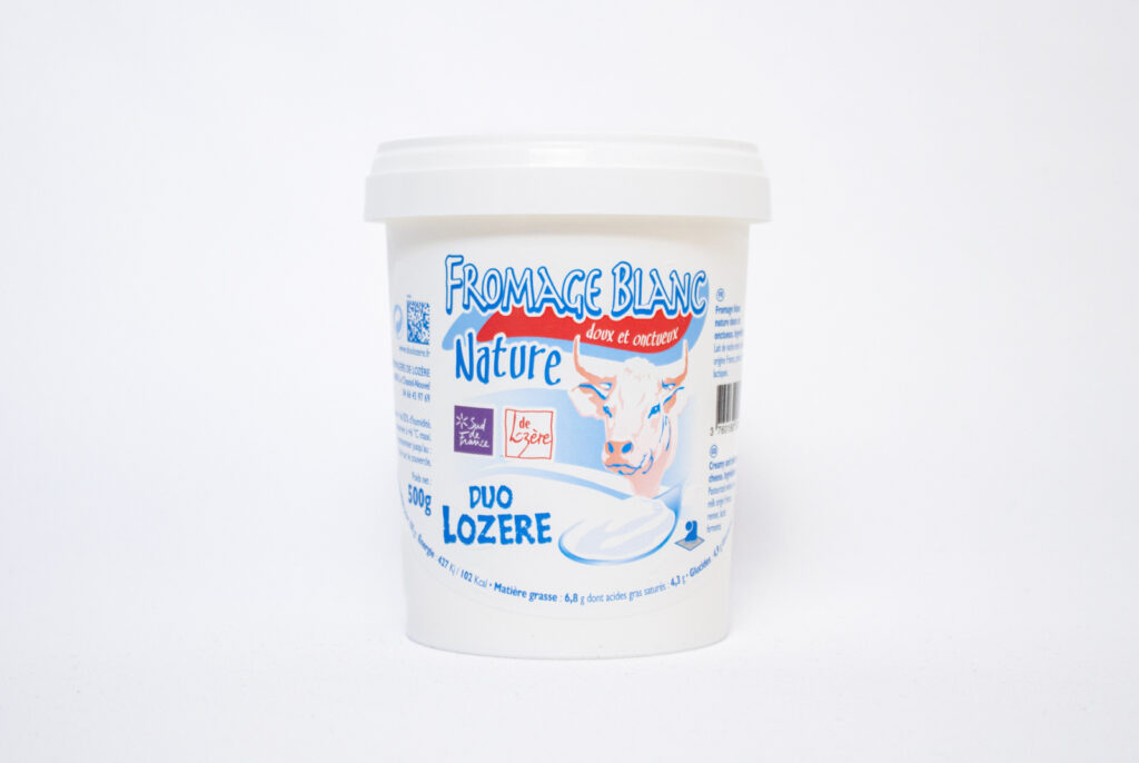 Duo Lozère - Fromage blanc au lait de vache